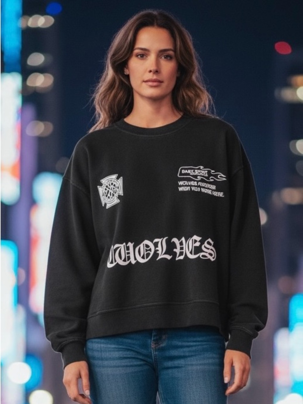 Darc Sport SHE Size S - NWT Forged Box Cut London Crewneck
